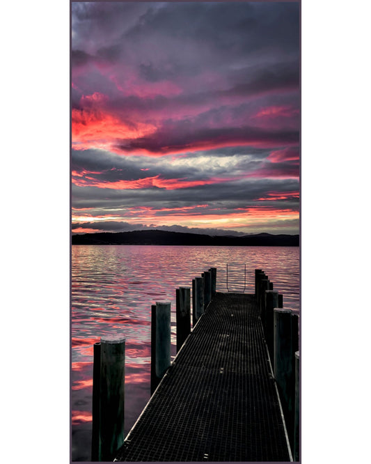 pink sky adventure towel image